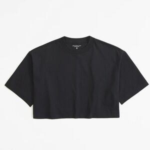Abercrombie Essential Cropped Easy Tee, XS